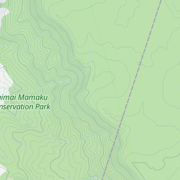 Map of Mangamuka Hut
