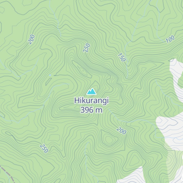 Map of Hikurangi