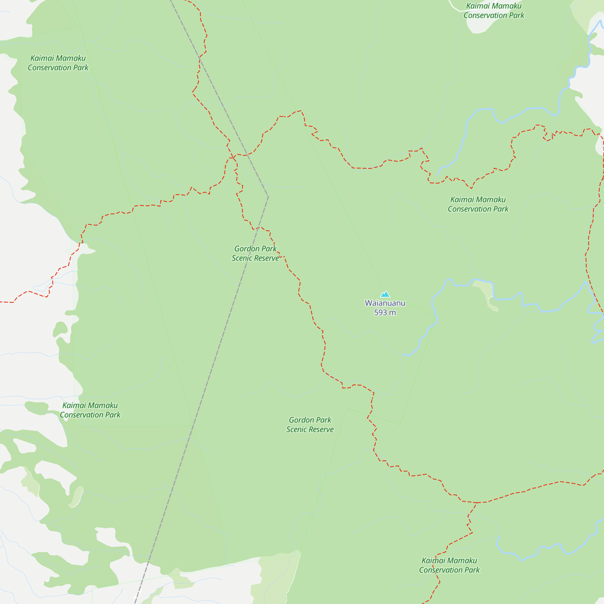 Te Whare Okioki Hut map