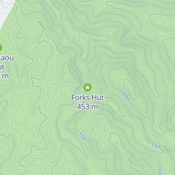 Map of Forks Hut