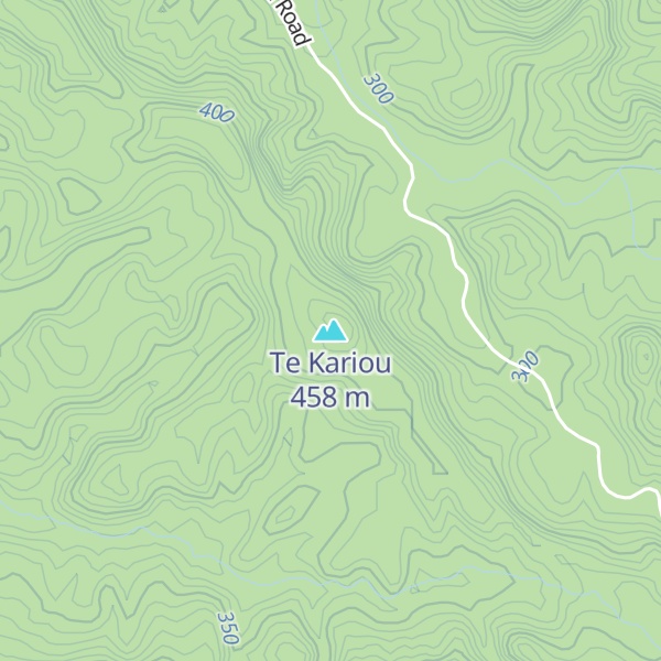 Map of Te Kariou