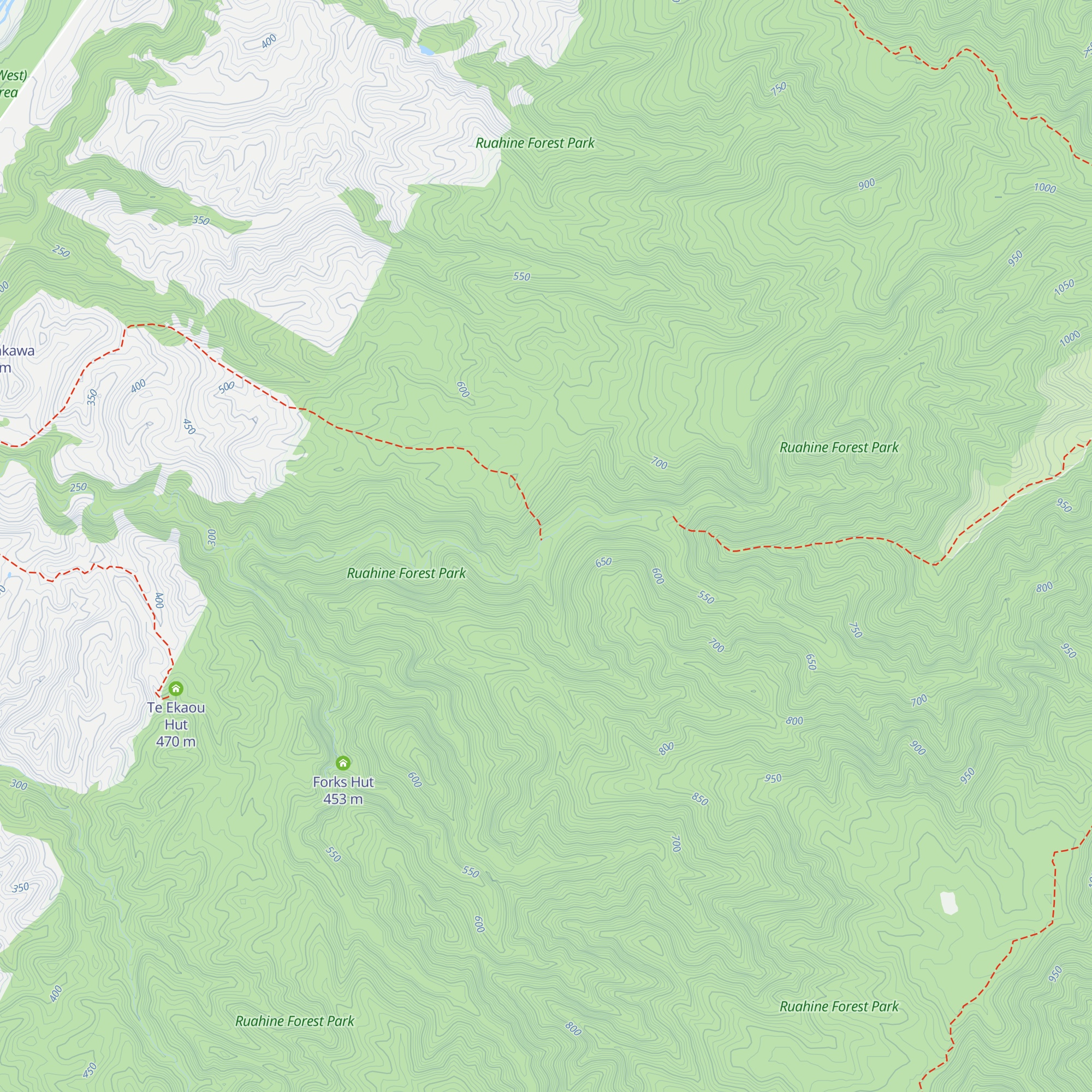 Diggers Hut map