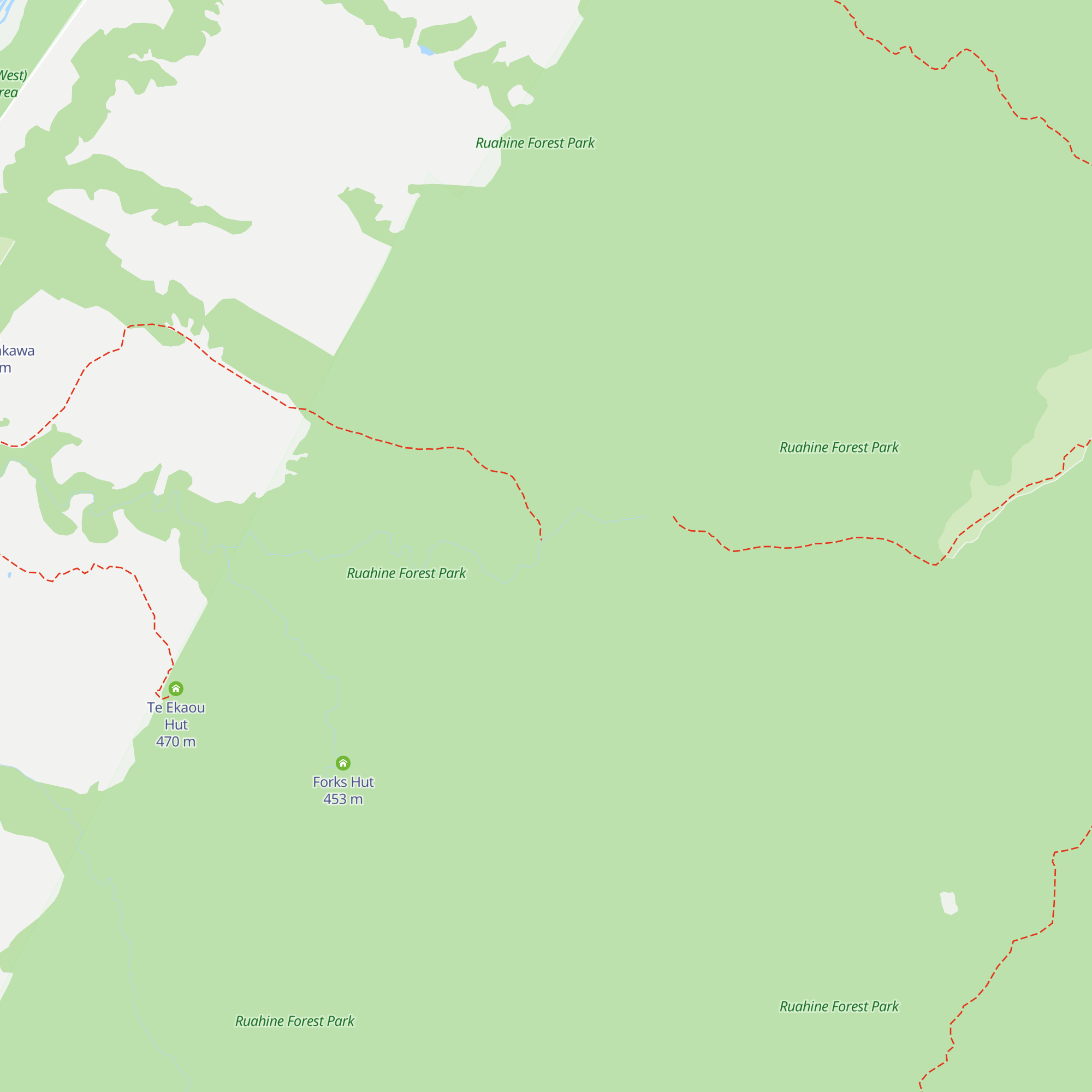 Diggers Hut map