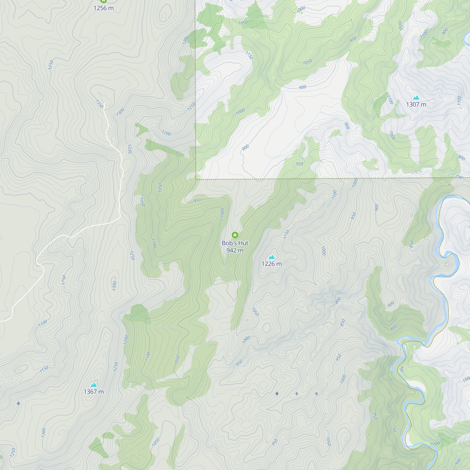 Bob's Hut map