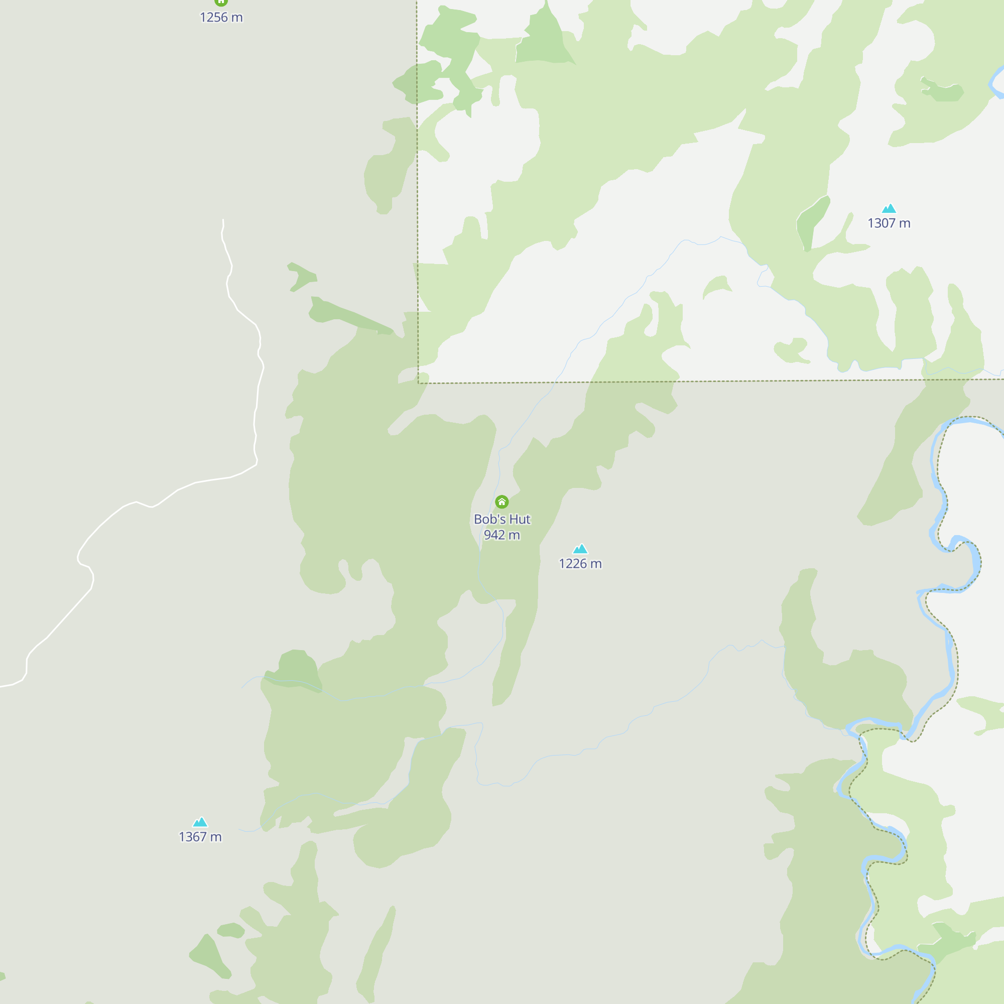Bob's Hut map