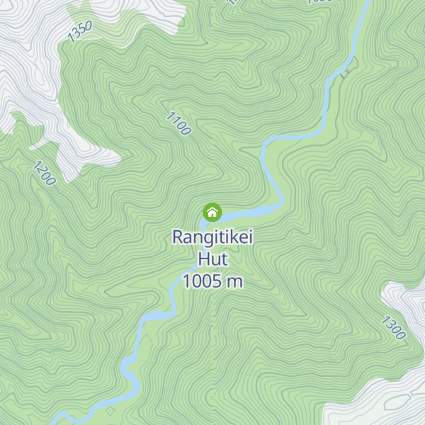 Map of Rangitikei Hut
