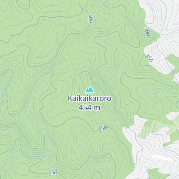 Map of Kaikaikaroro
