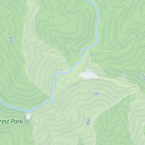 Map of Mid Pohangina Hut