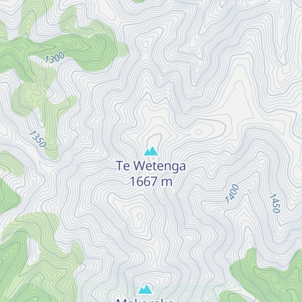 Map of Te Wetenga