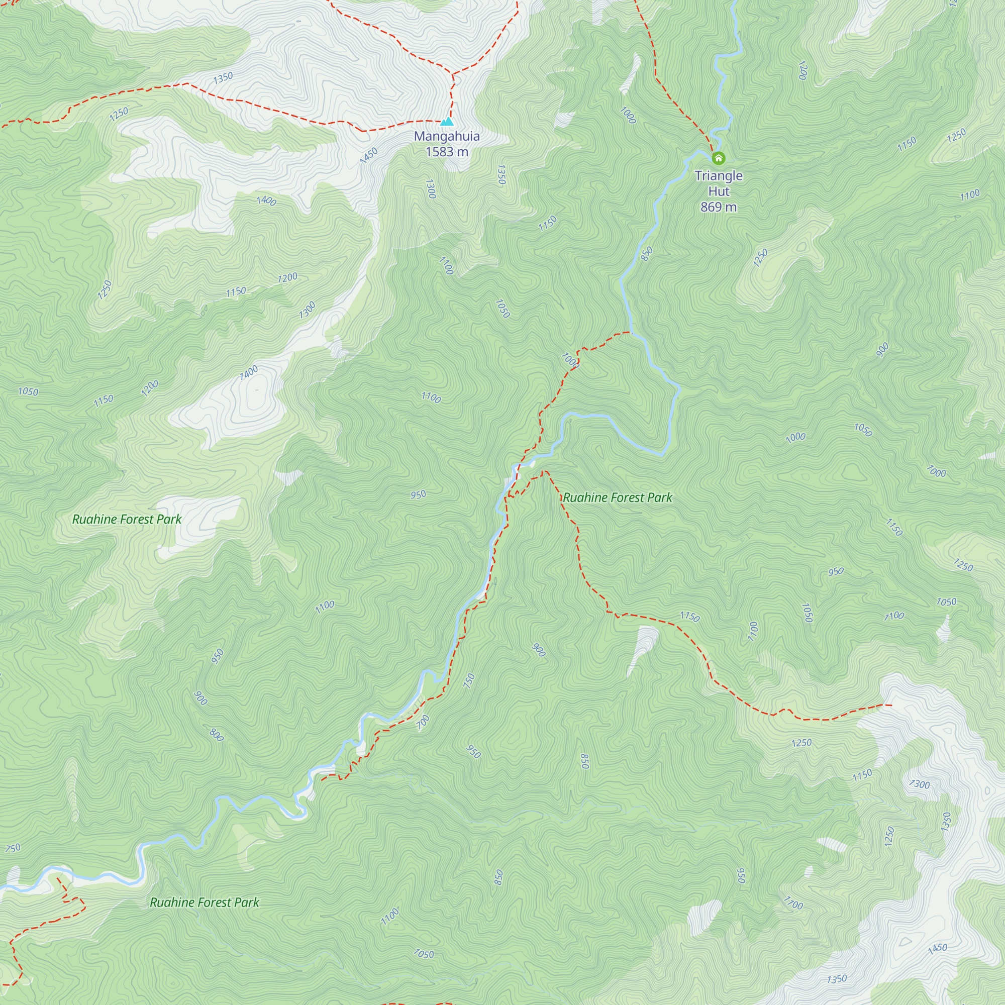 Iron Gate Hut map