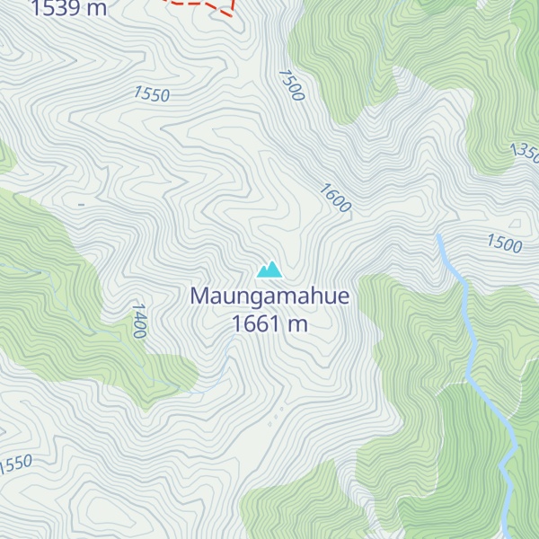 Map of Maungamahue