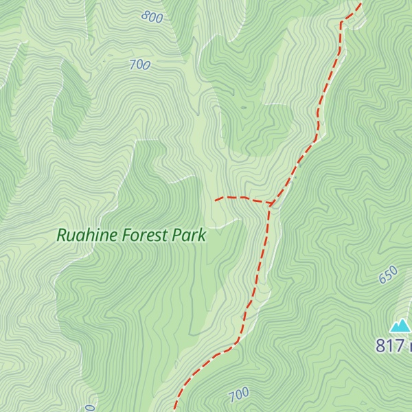 Map of Cattle Creek Hut