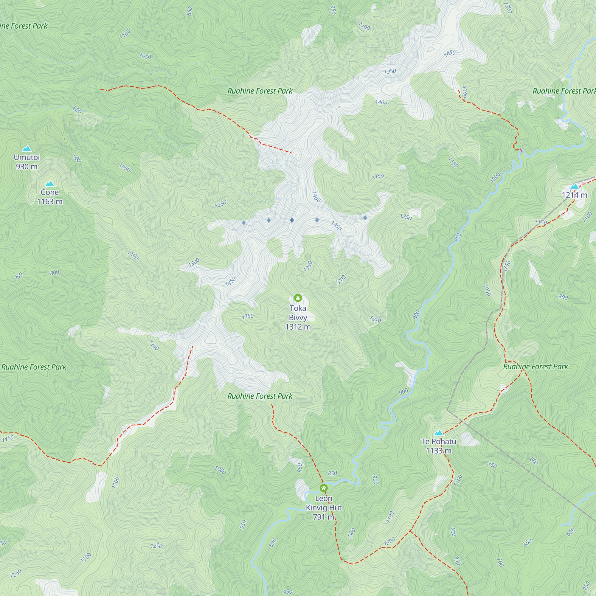 Toka Bivvy map
