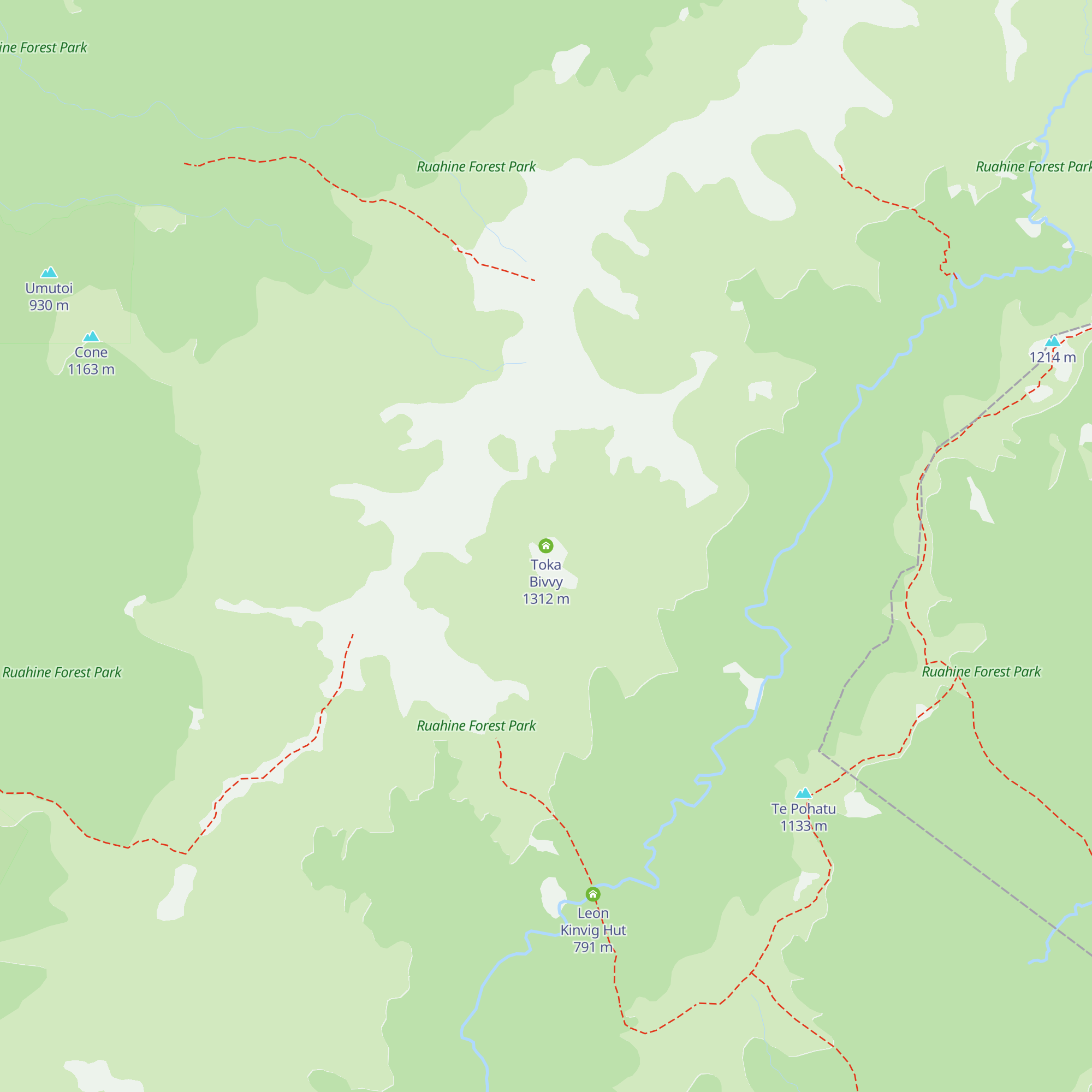 Toka Bivvy map