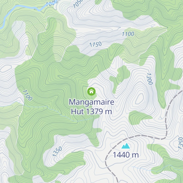 Map of Mangamaire Hut