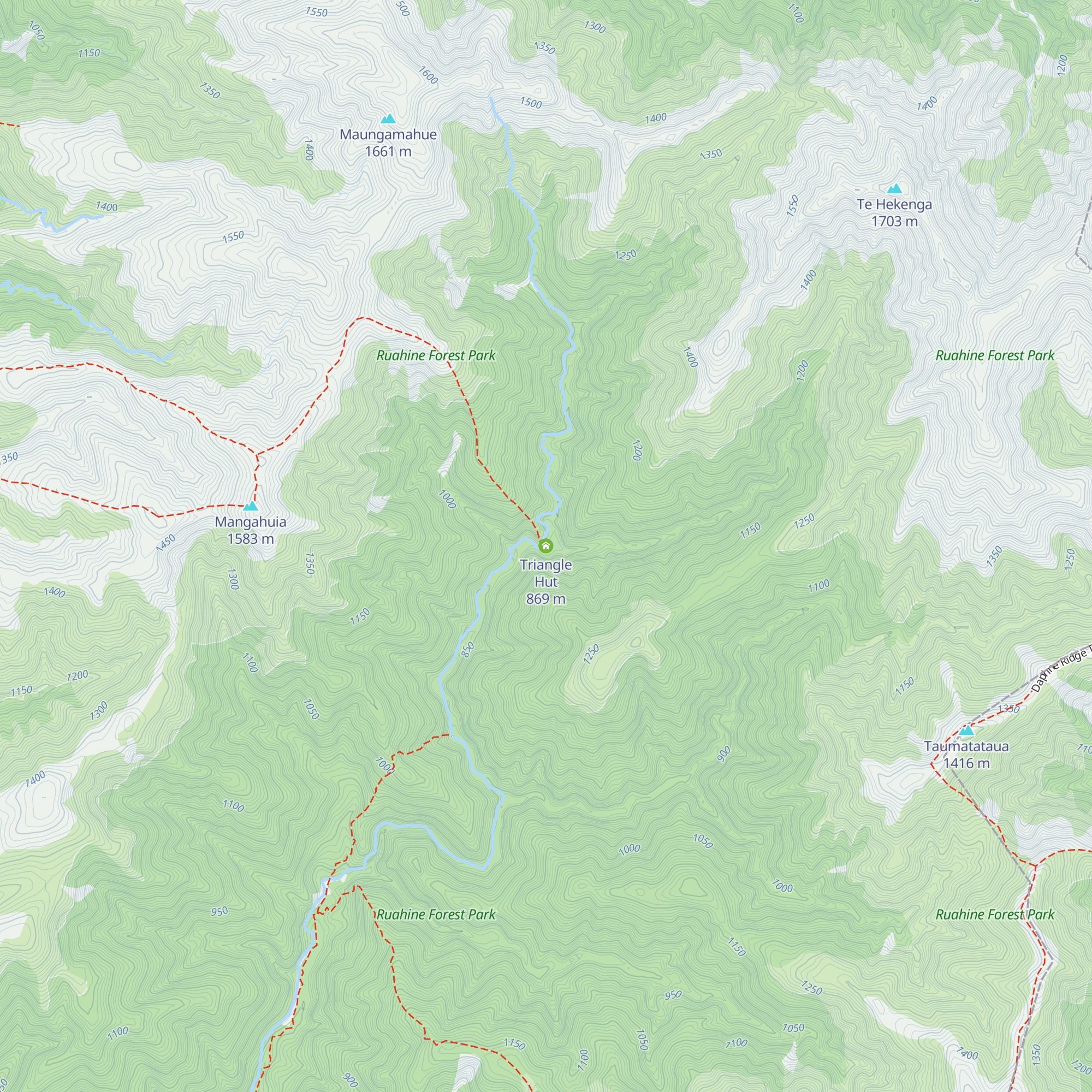 Triangle Hut map