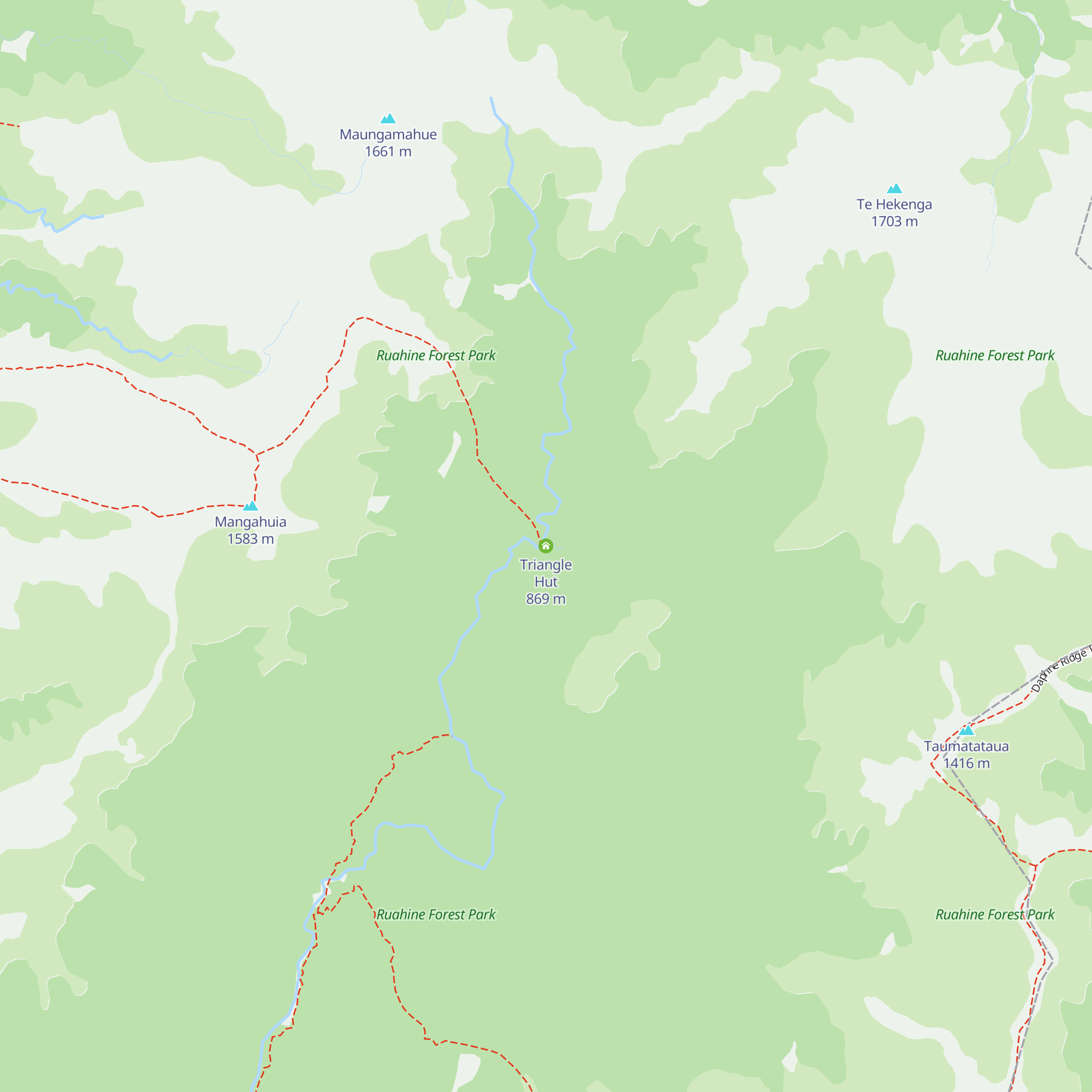 Triangle Hut map
