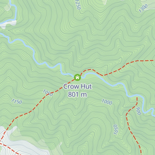 Map of Crow Hut