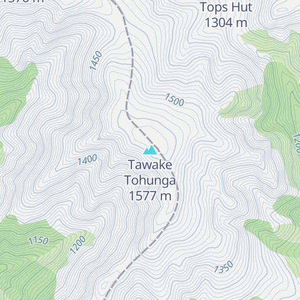 Map of Tawake Tohunga