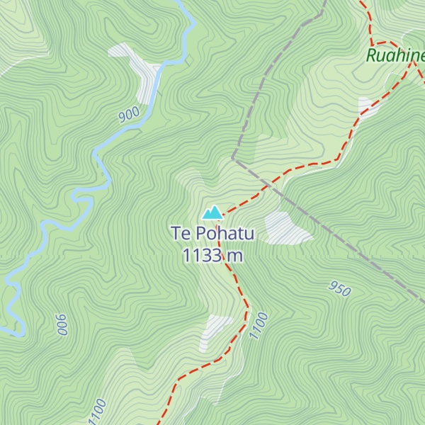 Map of Te Pohatu