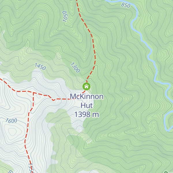 Map of McKinnon Hut