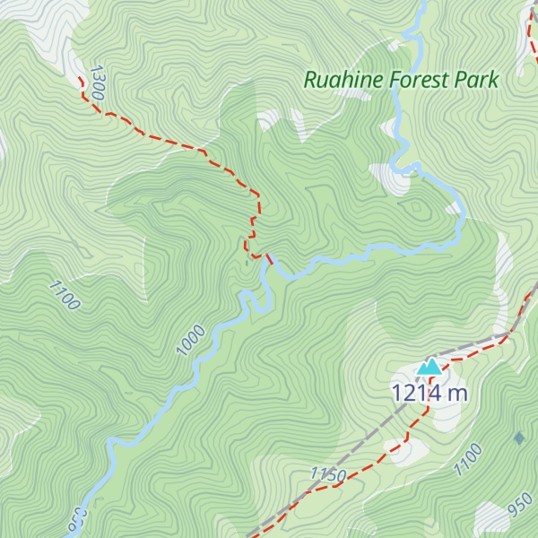 Map of Top Gorge Hut