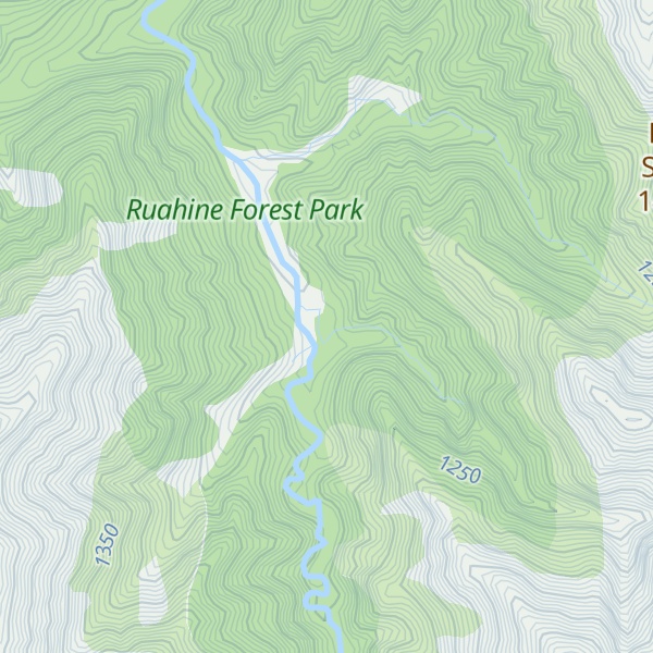 Map of Waterfall Hut