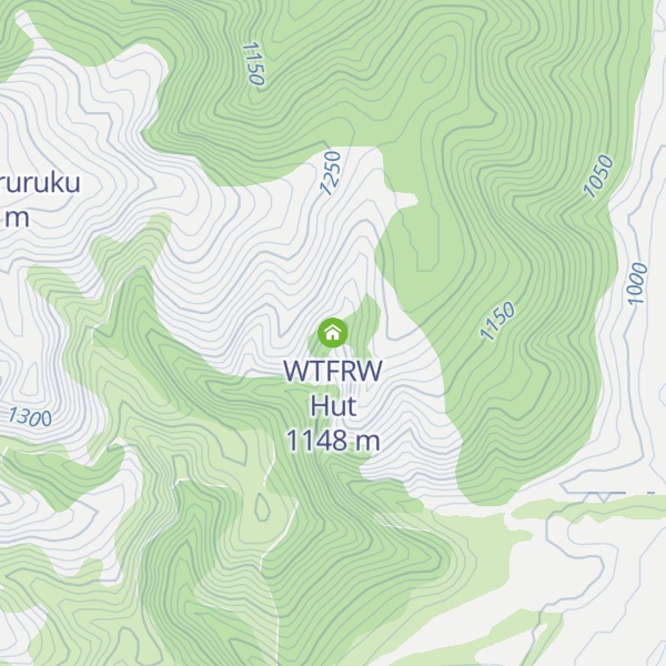 Map of WTFRW Hut
