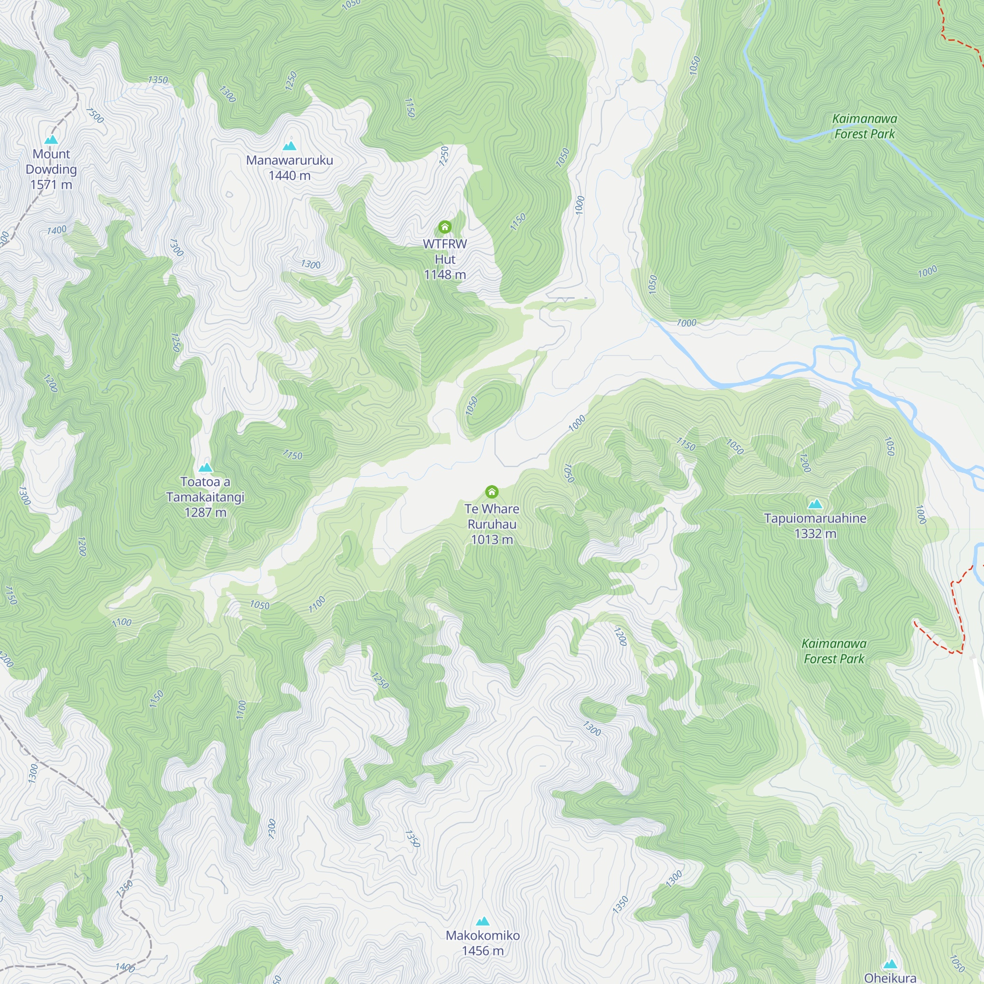Te Whare Ruruhau map