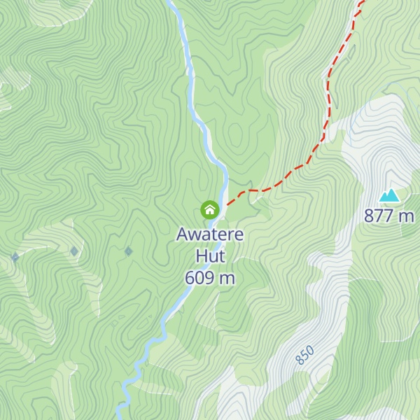 Map of Awatere Hut