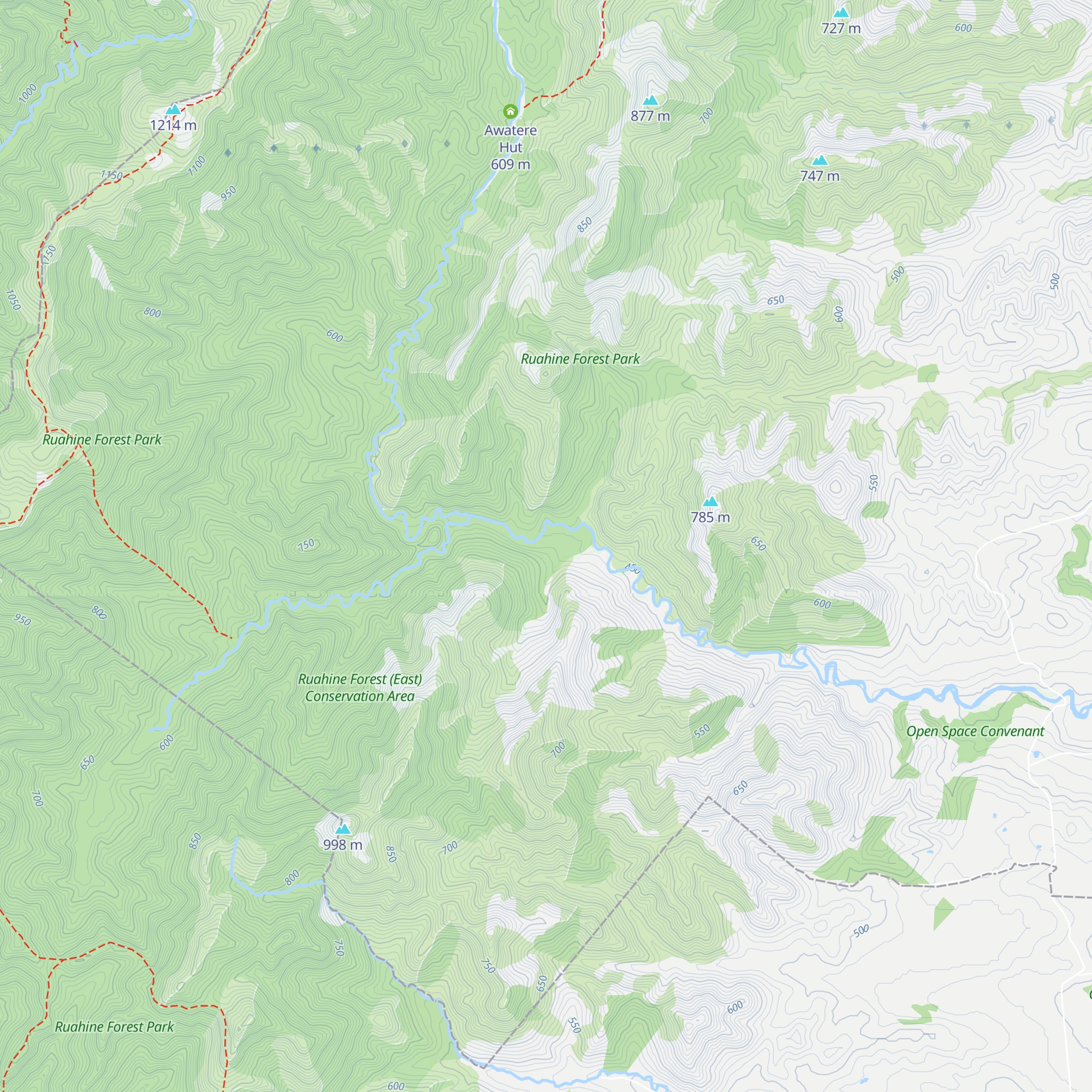 Happy Daze Hut map