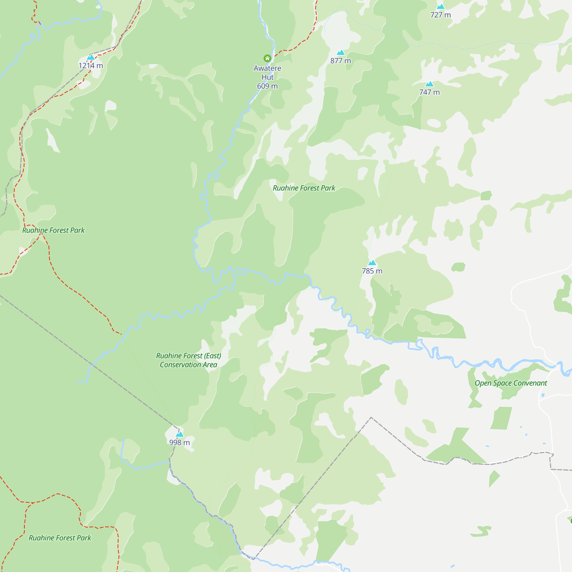 Happy Daze Hut map