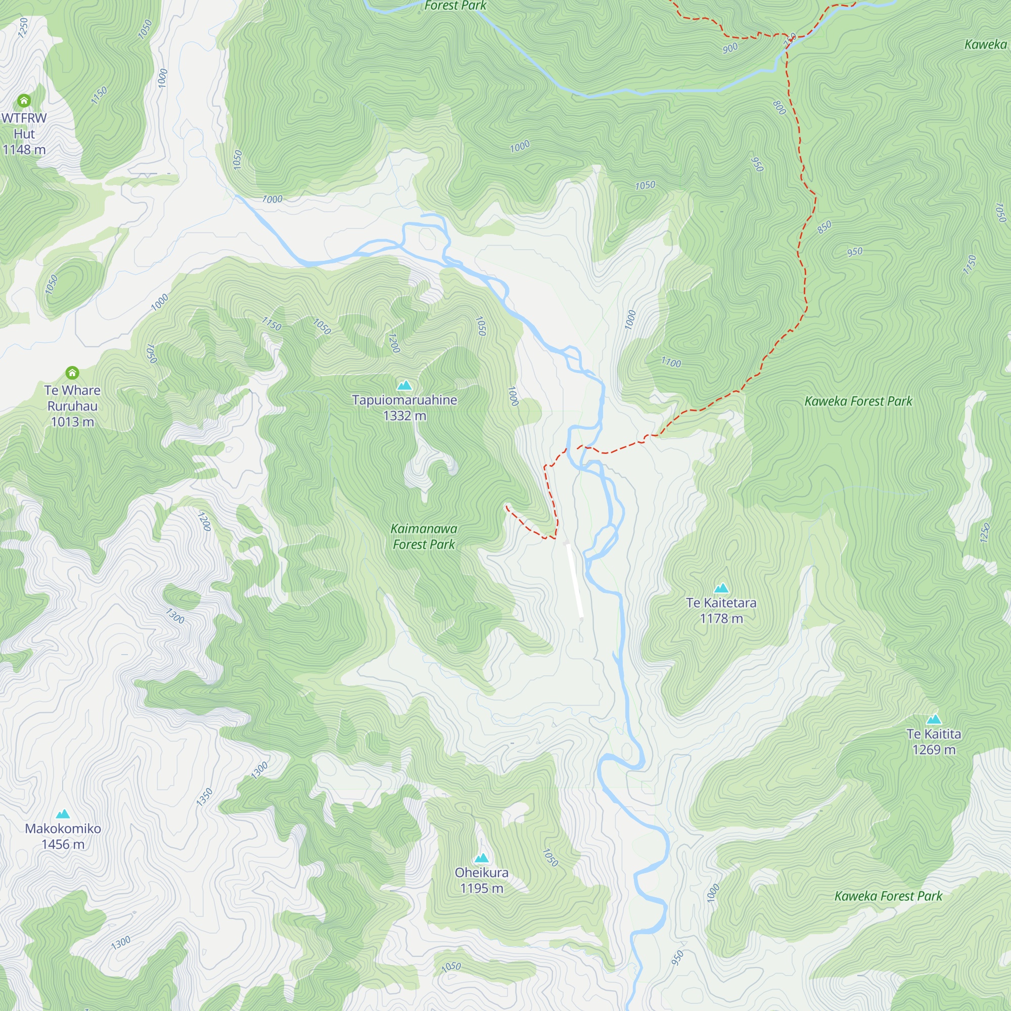 Boyd Hut map