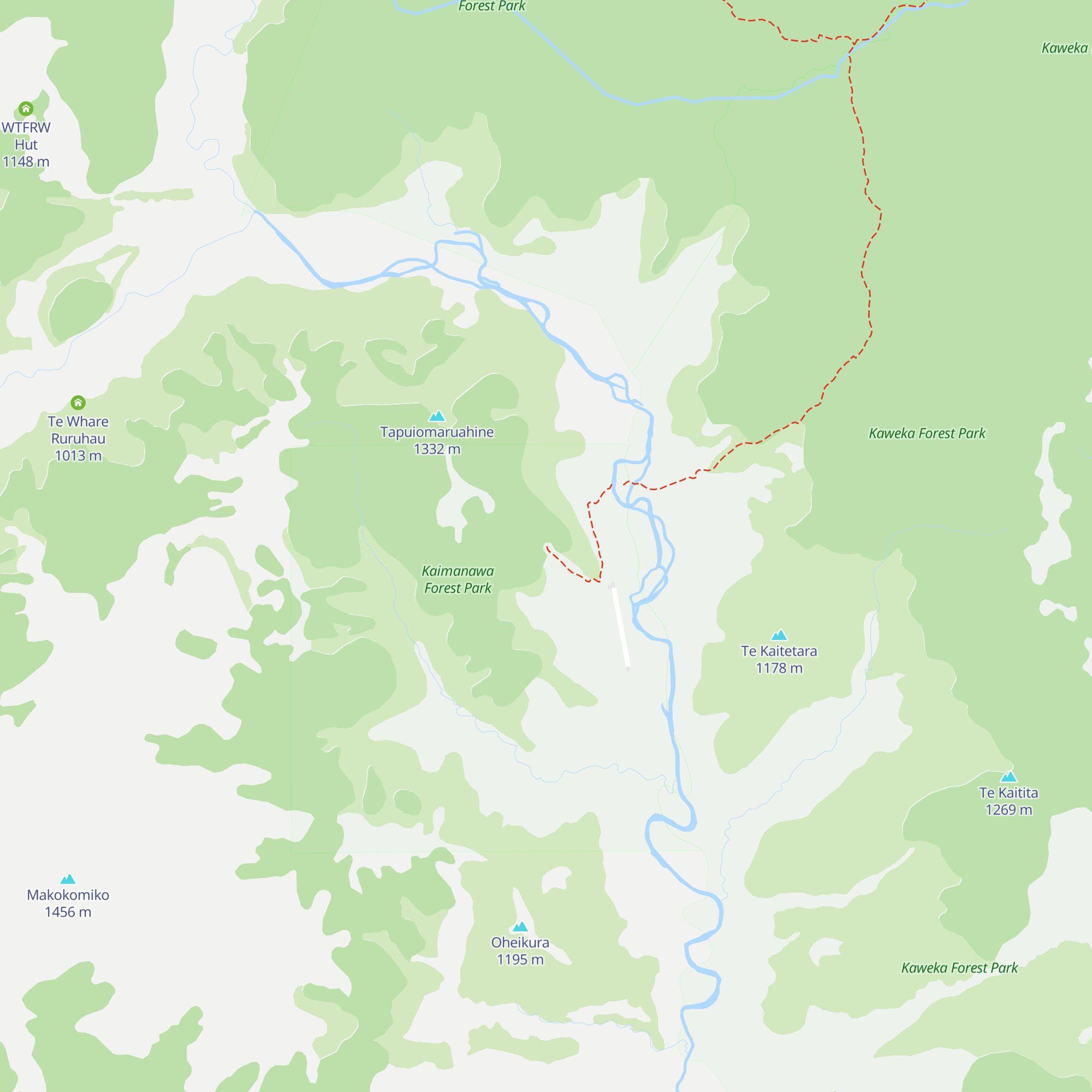 Boyd Hut map