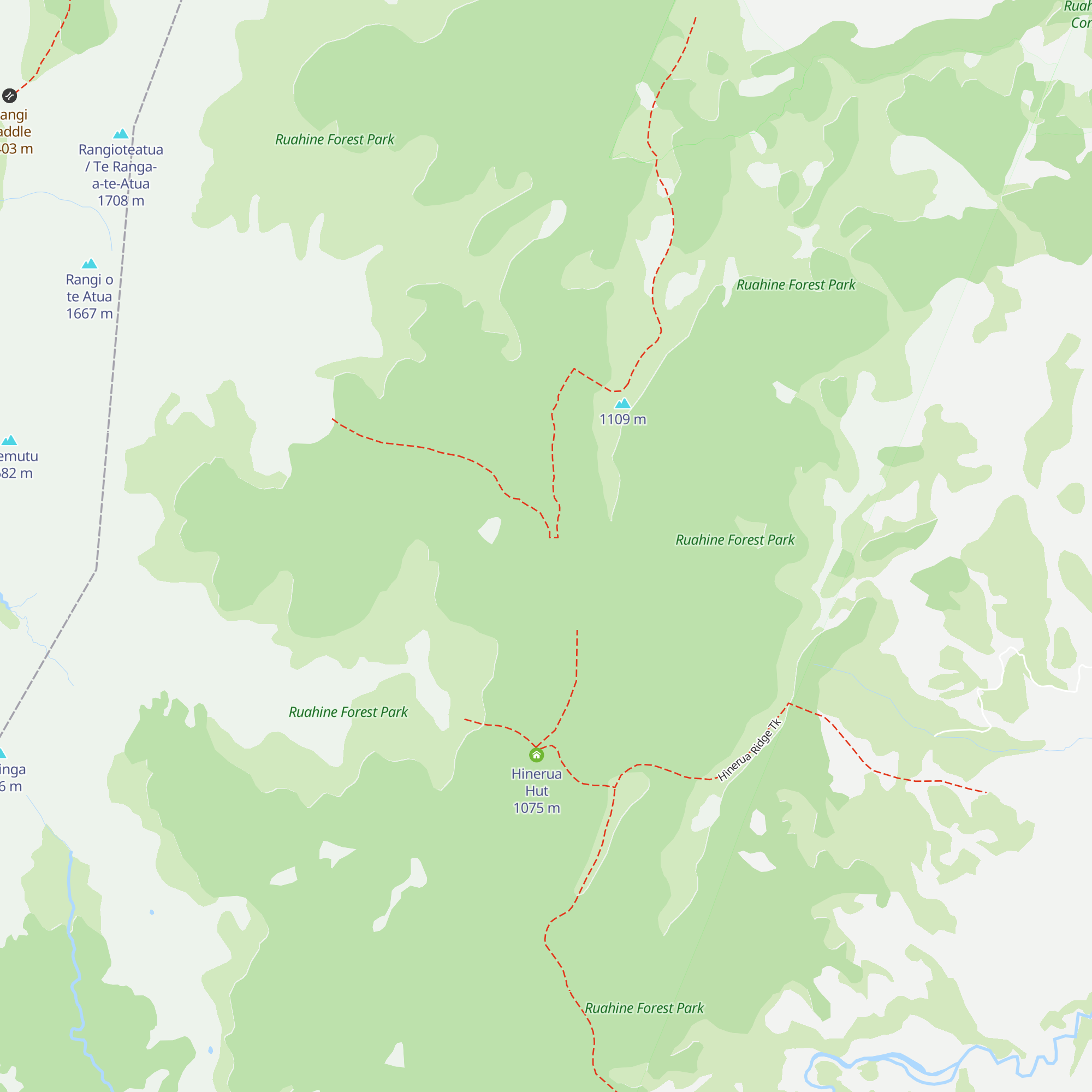 Smiths Stream Hut map