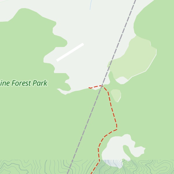 Map of Ruahine Corner Hut