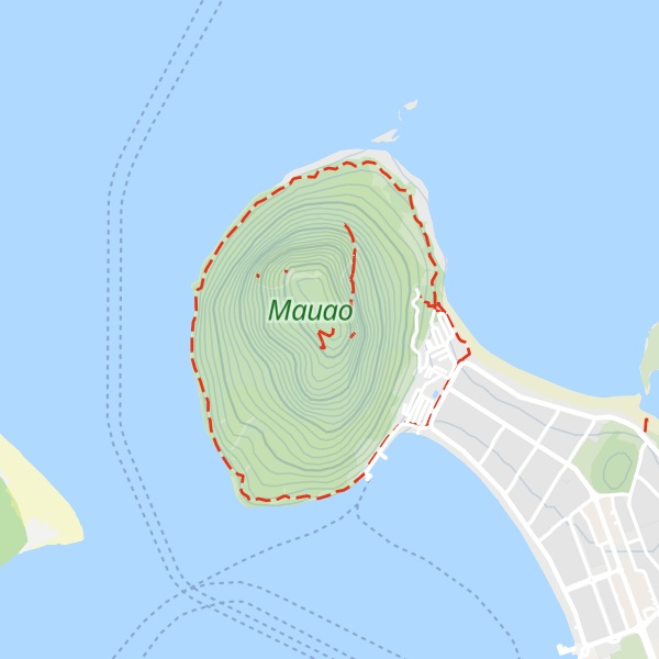 Map of Mount Maunganui