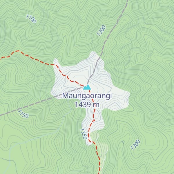 Map of Maungaorangi