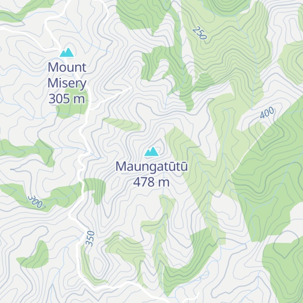 Map of Maungatūtū