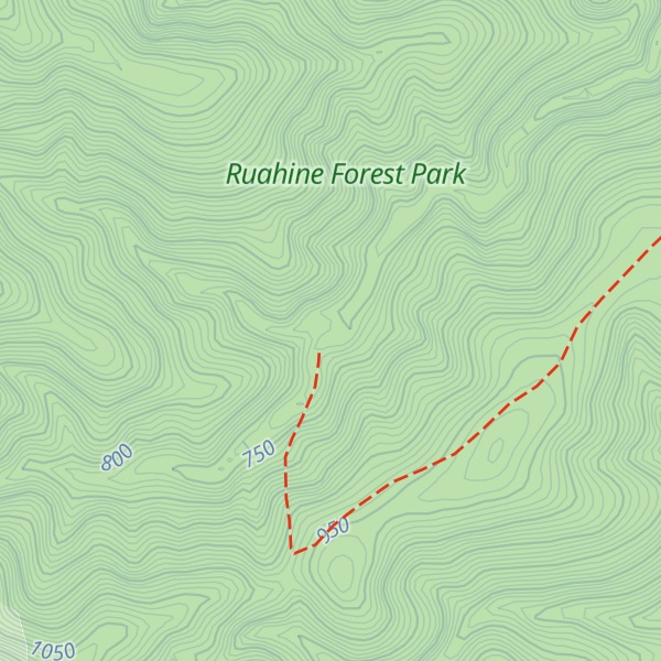 Map of Gold Creek Hut