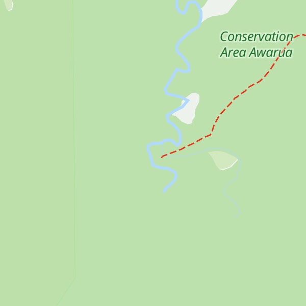 Map of Ikawatea Forks Hut