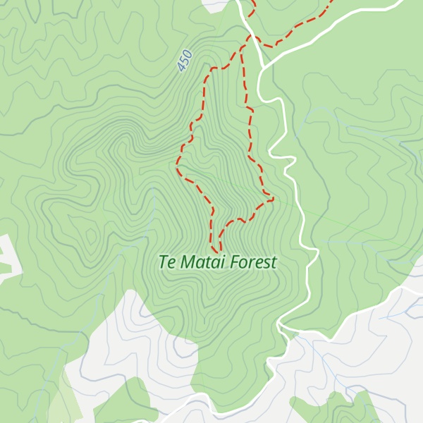 Map of Otanewainuku
