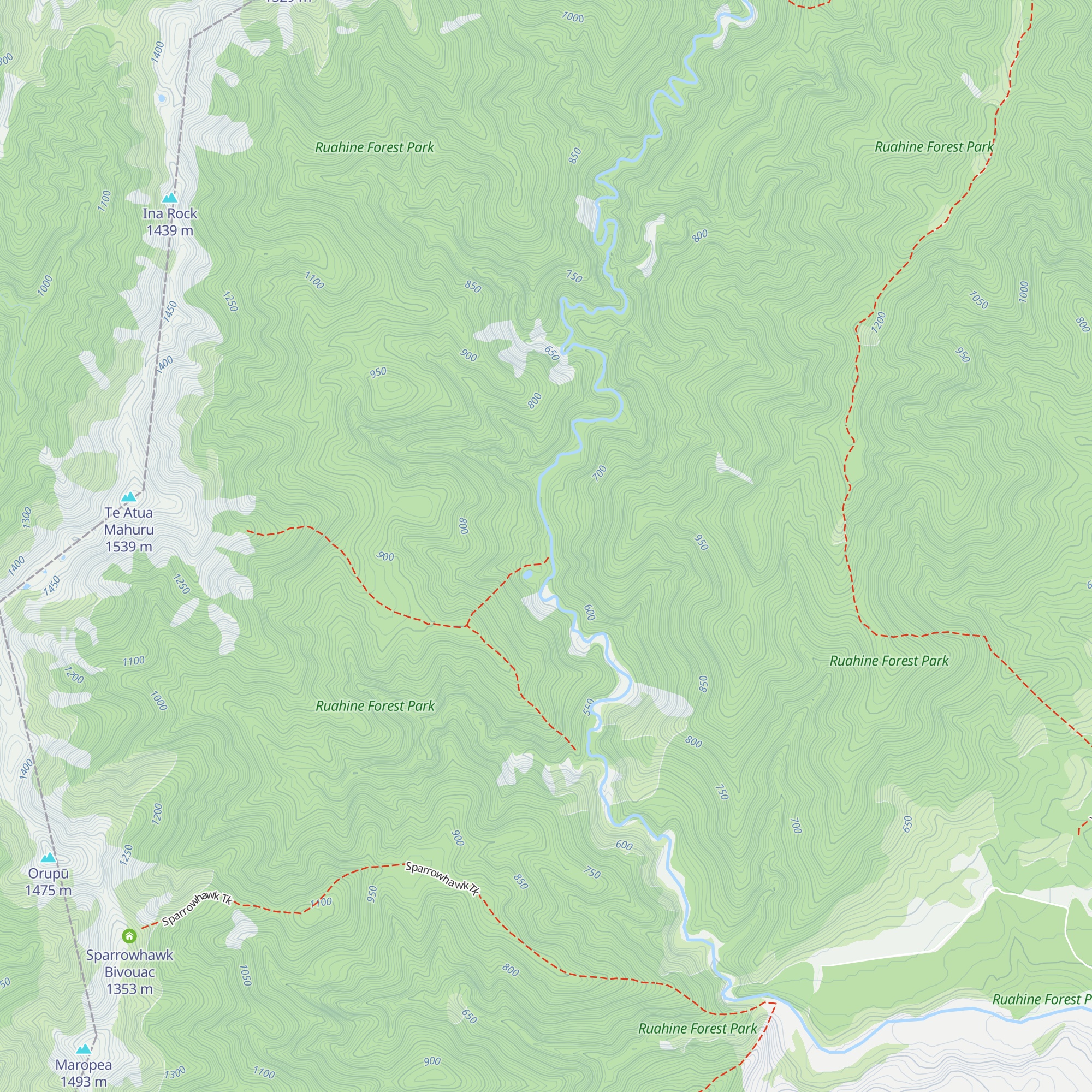 Barlow Hut map