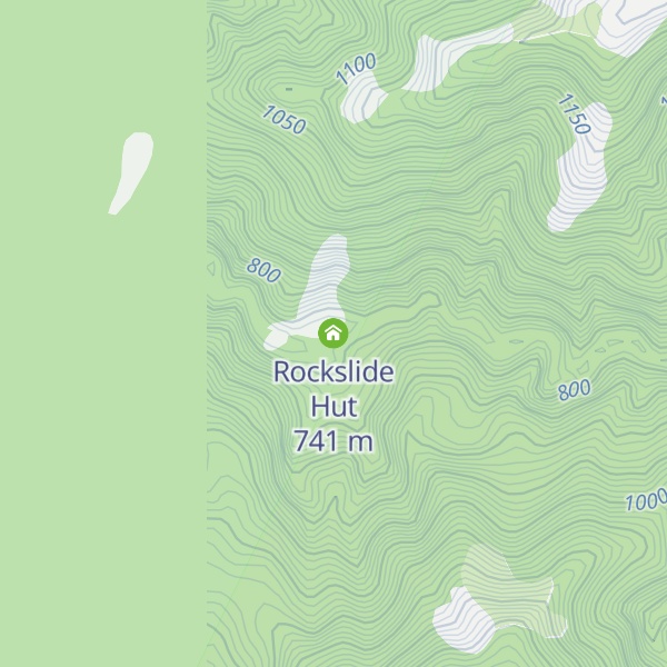 Map of Rockslide Hut