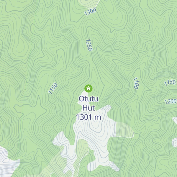Map of Otutu Hut
