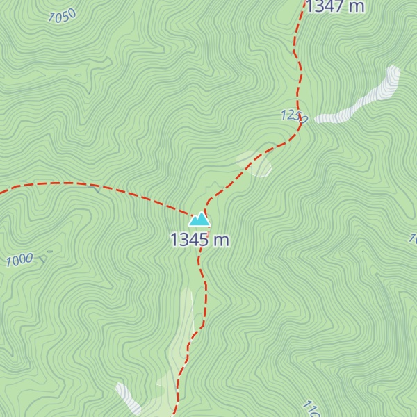 Map of Parks Peak Hut