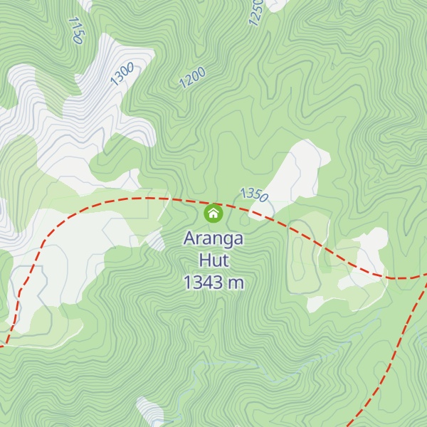 Map of Aranga Hut