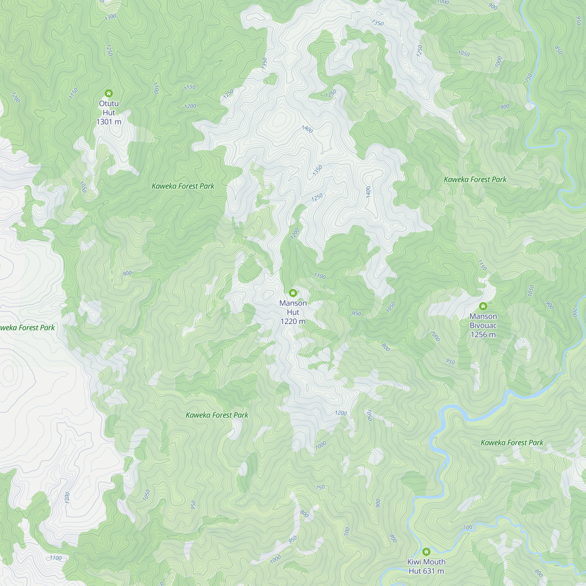 Manson Hut map