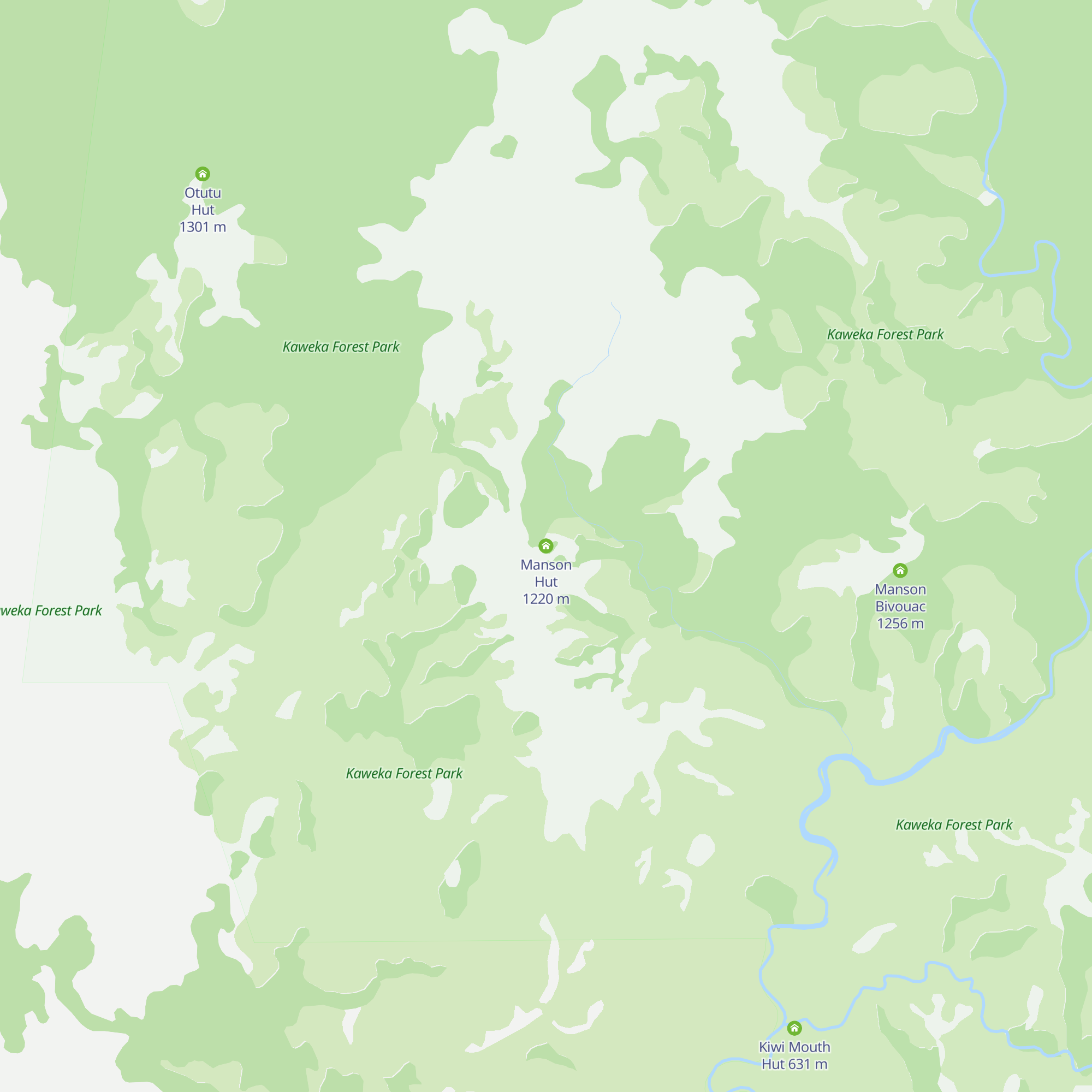 Manson Hut map
