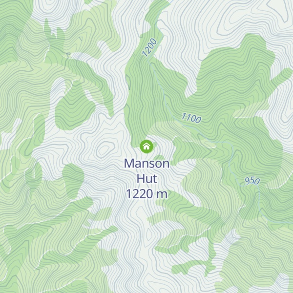 Map of Manson Hut